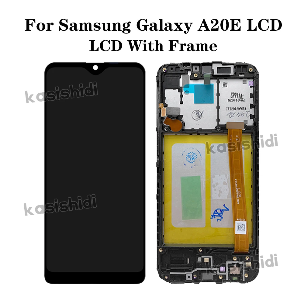 5.8'' LCD For Samsung Galaxy A20e A202 A202F A202DS Display Touch Screen  Digitizer Assembly For SAMSUNG A20e LCD With Frame - AliExpress