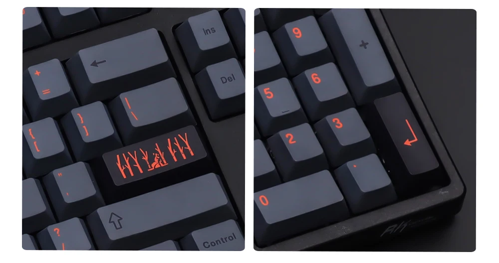 Gmk Cinder Keycaps Japonês Inglês Cereja Perfil Pbt 5-side Tintura Sublimação Teclado Mecânico Keycap para mx Switch 61 63 64 - Imagem 3