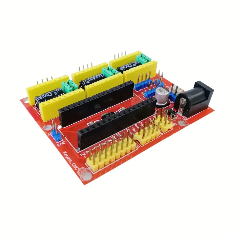 CNC Shield V3 Erweiterungsboard + 4x DRV8825 Schrittmotortreiber – Für 3D-Drucker Und CNC-Fräsen