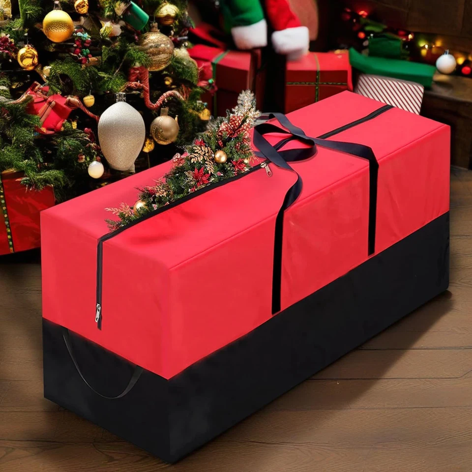 9FT Christmas Tree Storage Bag Extra Large - Heavy Duty 600D Oxford Bag With Handles & Dual Zippers, Fits Artificial Trees & Decor