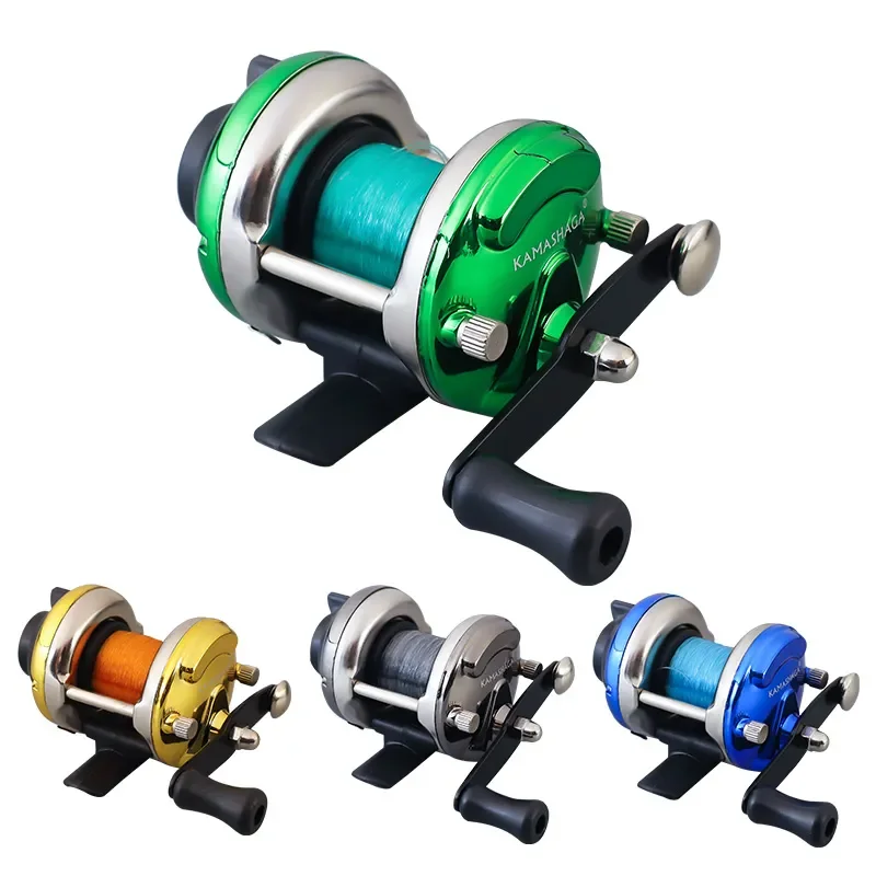 TAIYUMiniIceFishingReelMetalPlasticlDrumFishingReelswithLine
