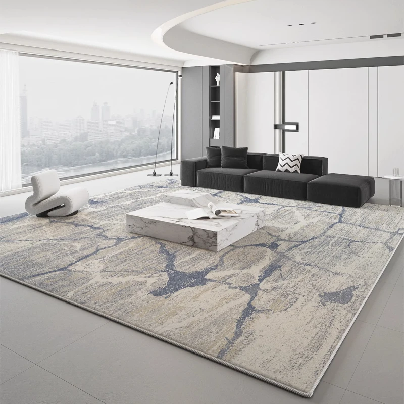 Large Area Rugs for Bedroom Thick Washable Lounge Floor Mat Fluffy Soft Cloakroom Rug Modern Style Living Room Decoration Carpet 2
