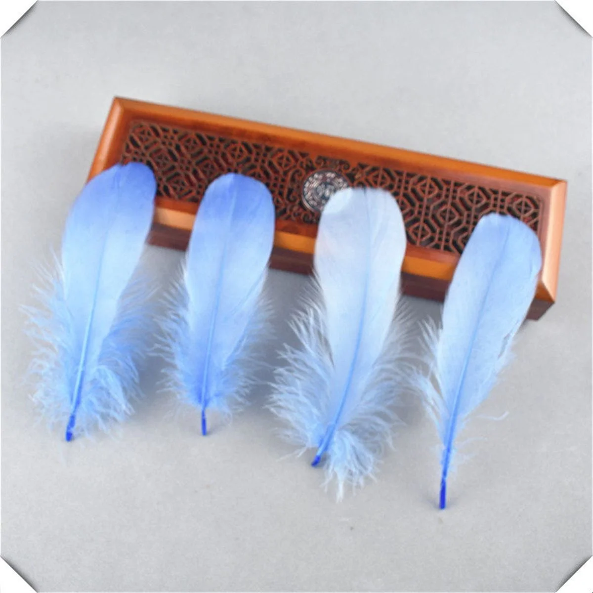 Natural Small Goose Feathers 5-12cm Colored Swan Feather Crafts Wedding Party Handicraft Dreamcatcher Decoration 100-2000pcs