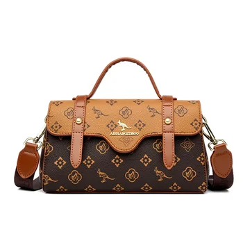 Luxus Designer Handtaschen für Frauen kleine lässige Tasche Damen Ledertasche Mode breite Schulter Umhängetasche Sack ein Haupt 2024 — изображение 2