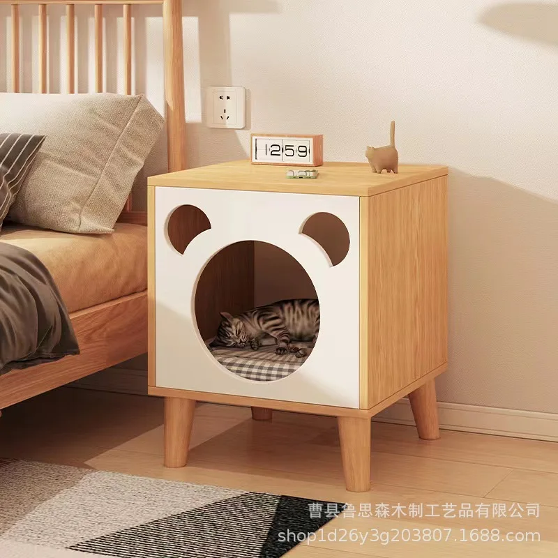 bedside table cat litter bedroom small bedside multi functional