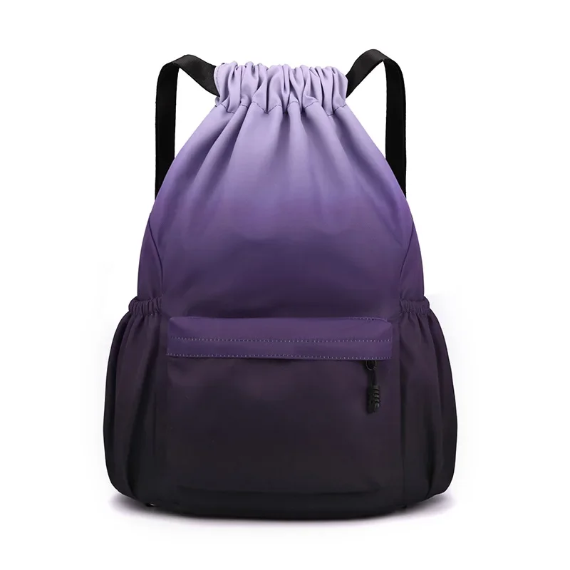 Basketball Bag Bundle Pocket Draw Rope Bag Men's and Women's Travel Sports Shoulders LOGO Fitness Bag Training Backpack Bag 5