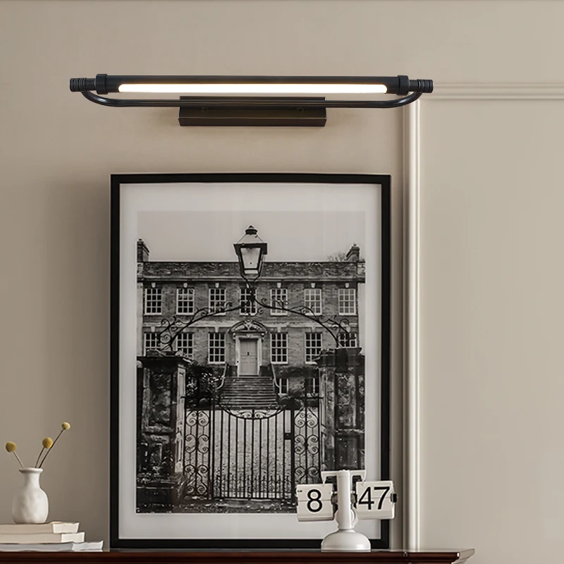 Modern style brass wall lamp, room Mural lighting fixtures, bedroom dressing table lamp, bookcase lighting bathroom light