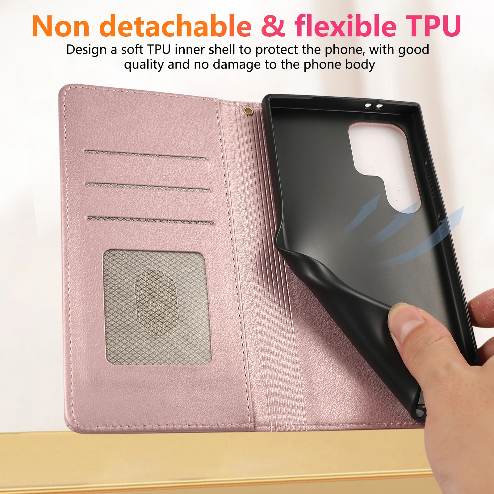 Funda tipo libro magnética para samsung galaxy con tarjetero_voghion.com