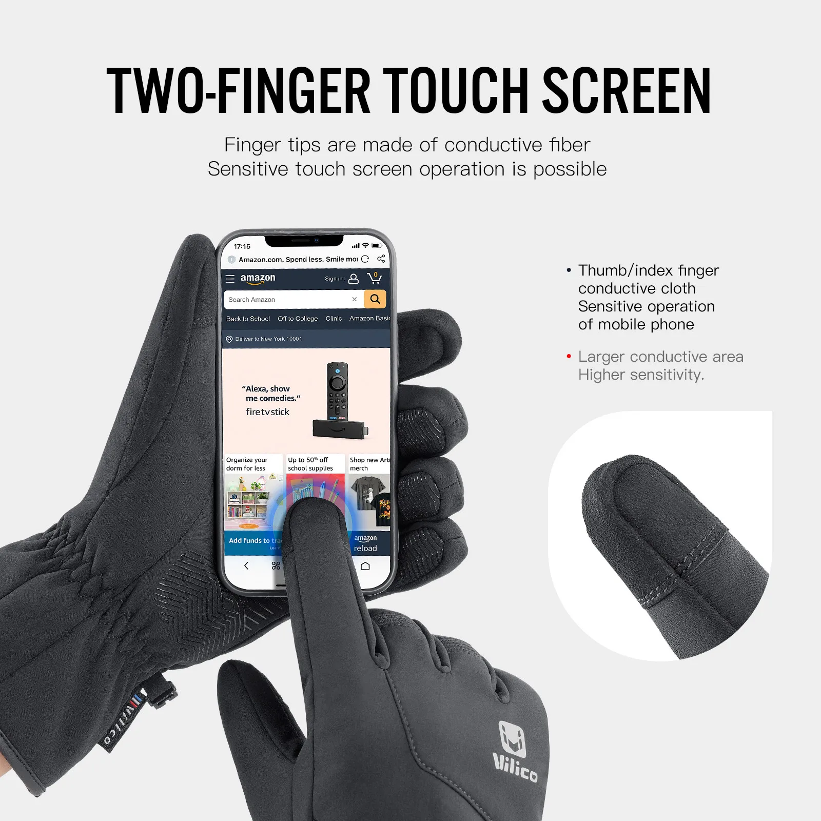 Waterproof Winter Gloves Touchscreen Non-Slip Unisex thickening Windproof Warm Cycling Cold Gloves Fashion Sports Skiing Gloves 2