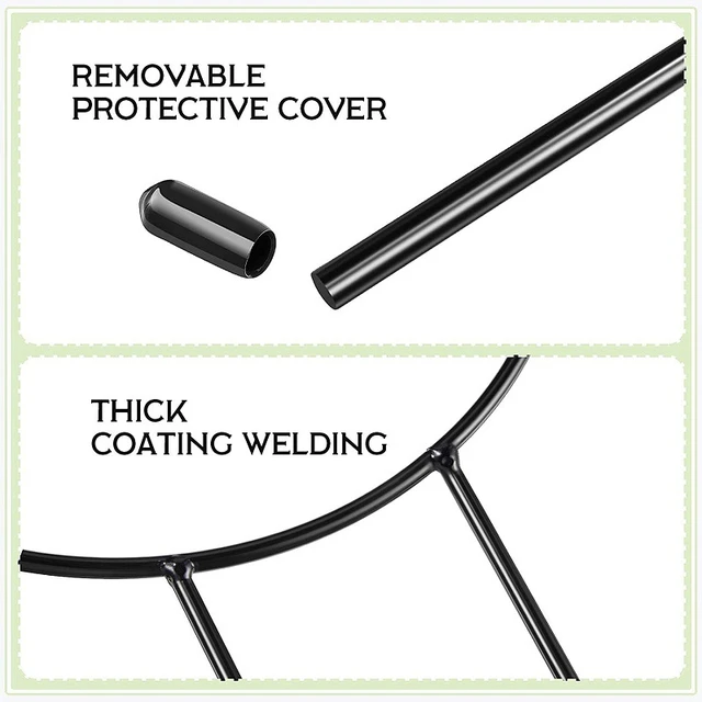 1Pc Kerek Szőlőmászó Állvány Vaskerti Növényi Támogató Tét Szív Alakú Virágnövény Rácsos Kerti Dekoráció - Image 6