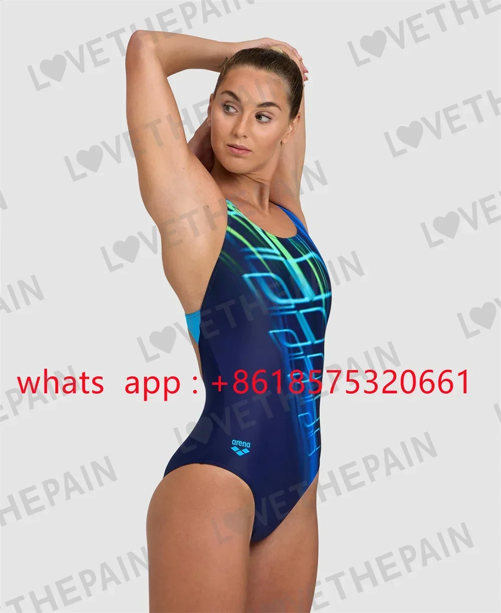 

Women One Piece Pro Sports Swimwear Sports Swimsuit Bikini Swimwear for training fitness pro Race swimming Backless Swimsuit