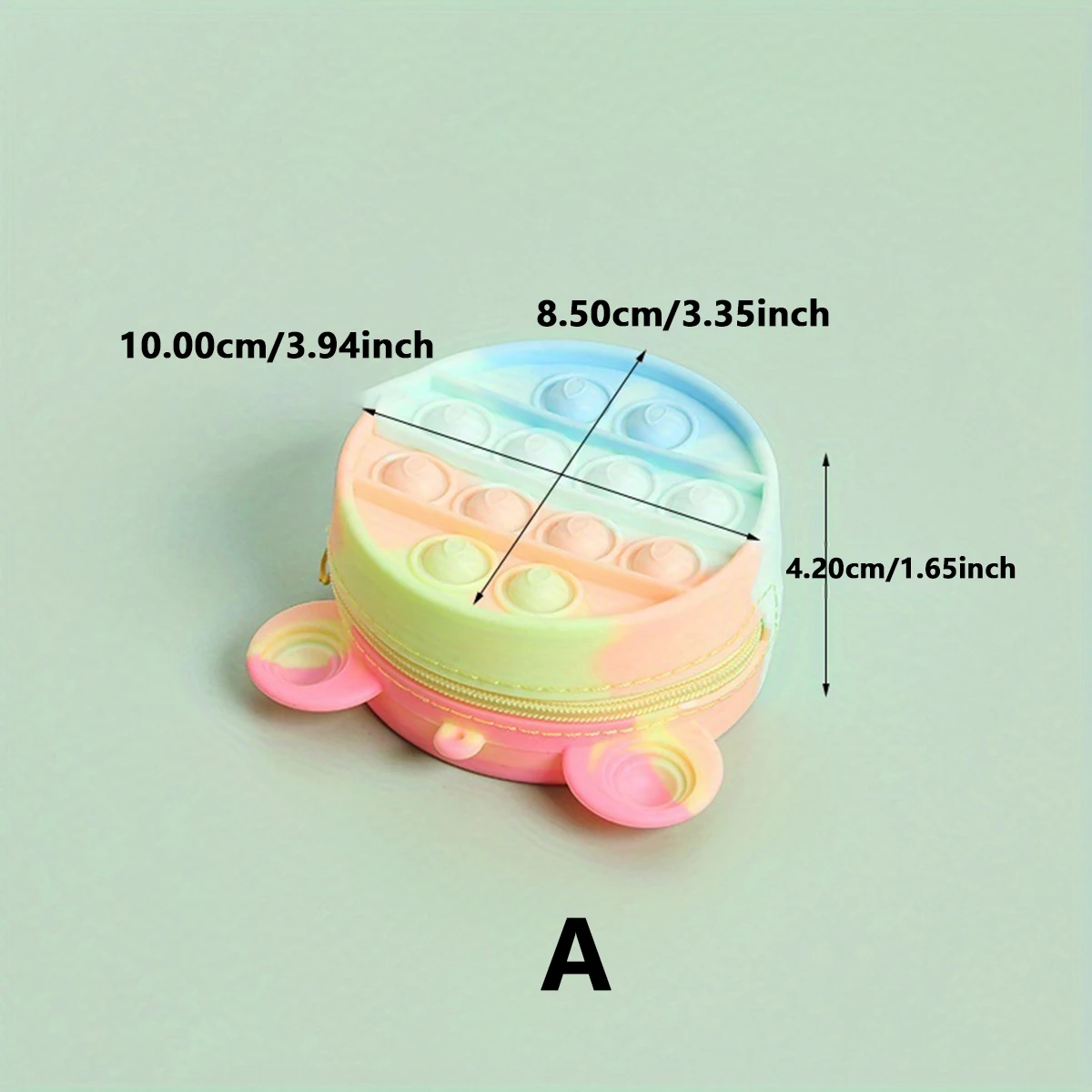 Silicone Zero Wallet Storage Bag Earphone Storage Key Pinch Joy Puzzle Decompression Toys Decompression Toys