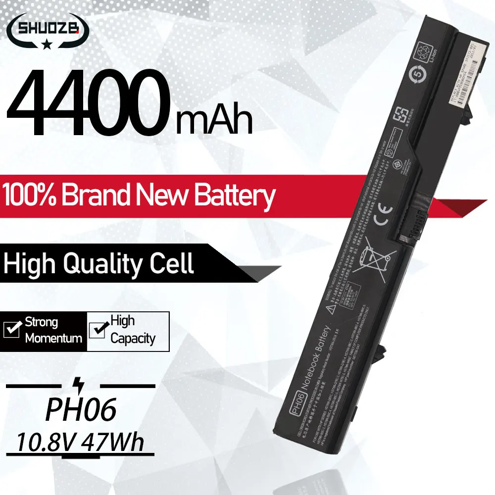 

Аккумулятор PH06 PH09 для HP ProBook 4320s 4325s 4320t 4321s 420 425s 4520s 4326s 4420s 4421s 4425S 4525s HSTNN-LB1A/CB1A 593572-001