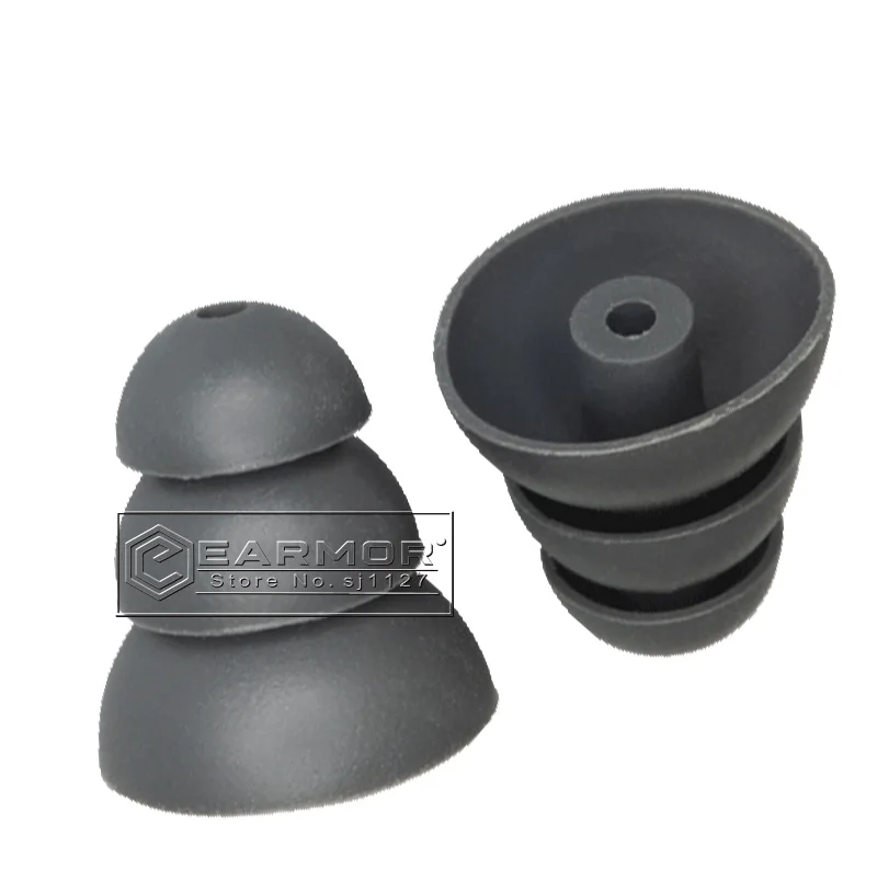 EARMOR M20 Shooting Tactical Headphones Original replacement earplug accessories M20 M20T silicone sponge earplug accessories wireless headphones noise cancelling headphones