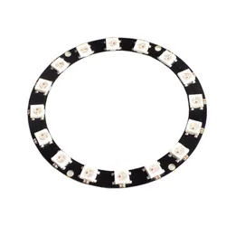 Vibrant RGB LED Ring with Integrated Drivers - Customizable Illumination Options (16 Bit WS2812)