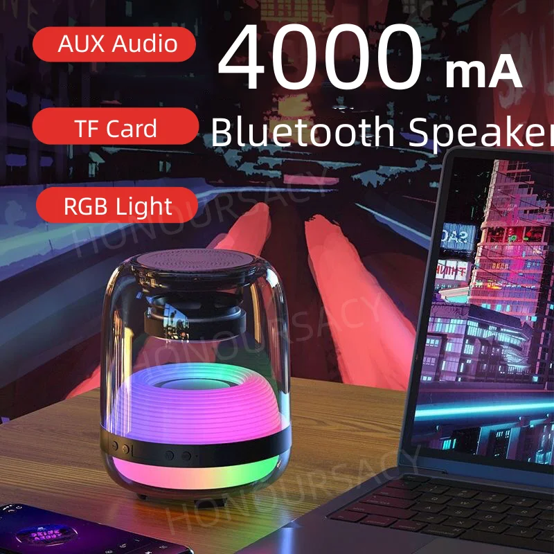 Harman Kardon Fourth Generation 360 Degree LED Subwoofer HIFI Sound Quality Desktop Creative Wireless Bluetooth Speaker TF bluetooth speaker