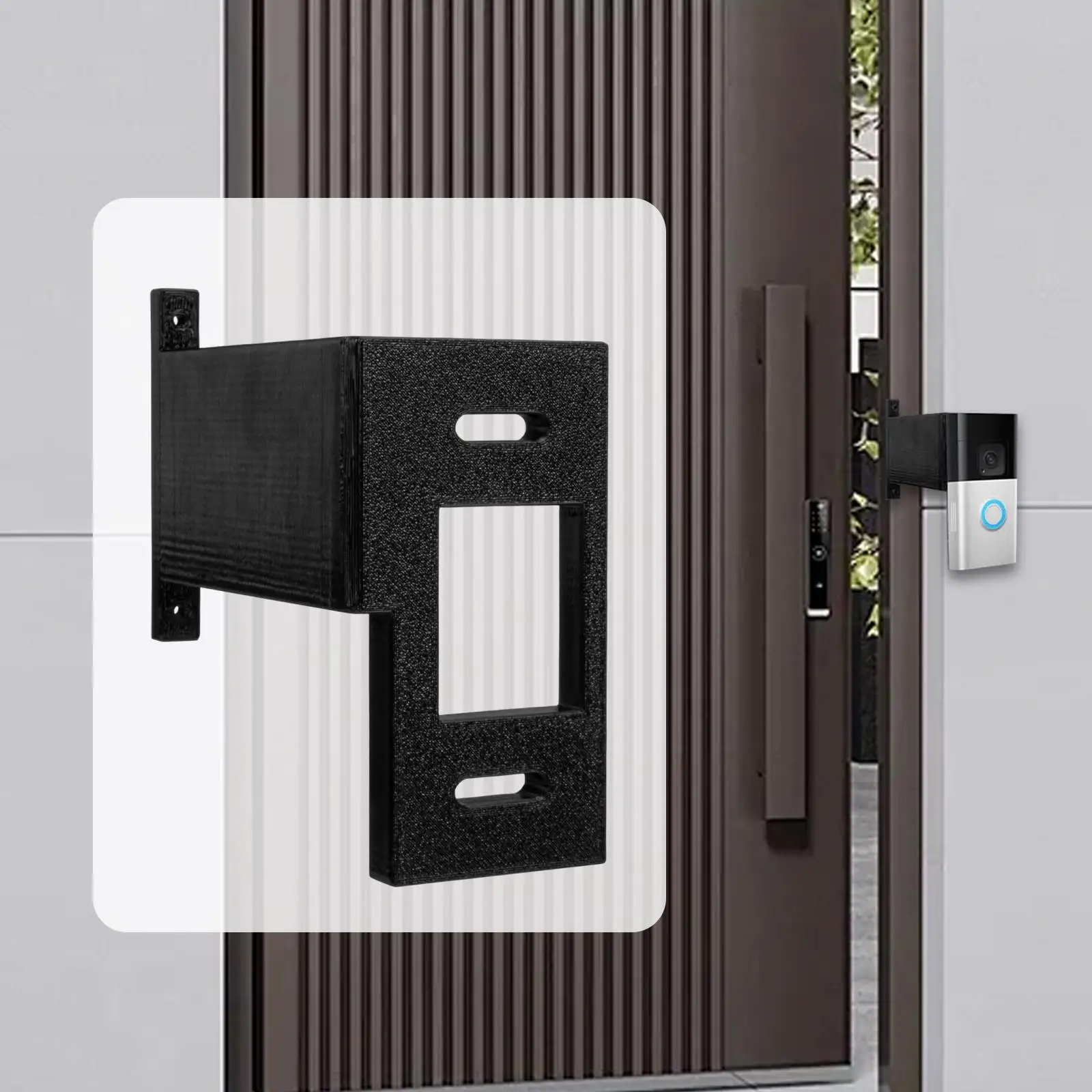 초인종 마운트 브릭 마운트 확장형 컴팩트 더 나은 가시성 및 각도 조절 마운팅 브래킷 코티지용 초인종 홀더