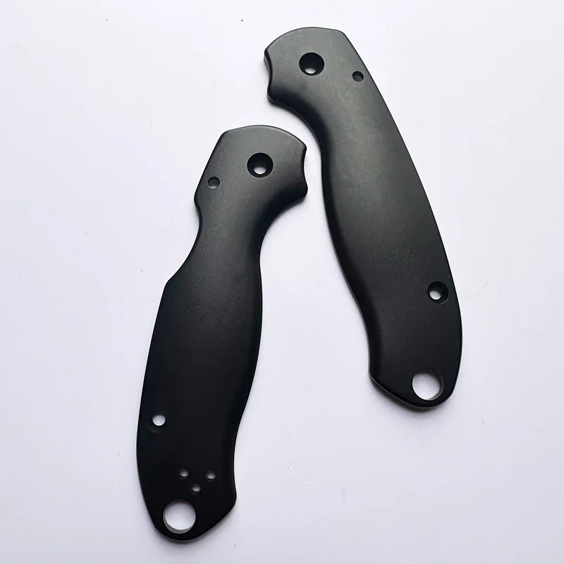 1pair Customize Aluminum Alloy Grip Handle Scales for Genuine Spider Para 3 C223 Knife with Radial Pattern Modification Parts