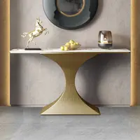 Table Console esthétique entrées modernes Table minimaliste rangement Unique Mesita Recibidor De Entrada meubles De salon 6