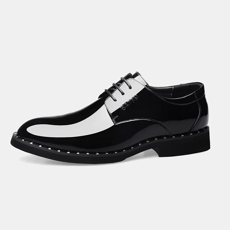 Kids Boy Leather Formal Wedding Shoes Black Dress Shoes Toddler Boy