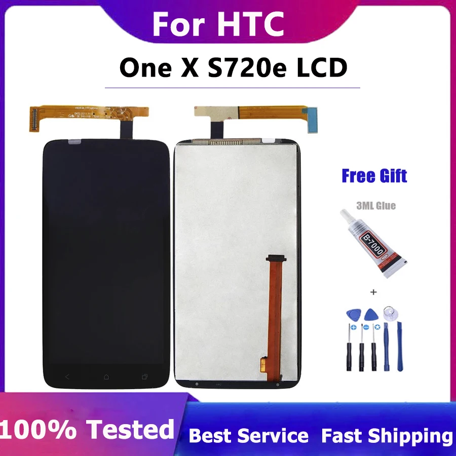 

Высококачественный ЖК-дисплей 4,7 дюйма для HTC One X S720e, ЖК-дисплей с рамкой для ЖК-экрана HTC Endeavor