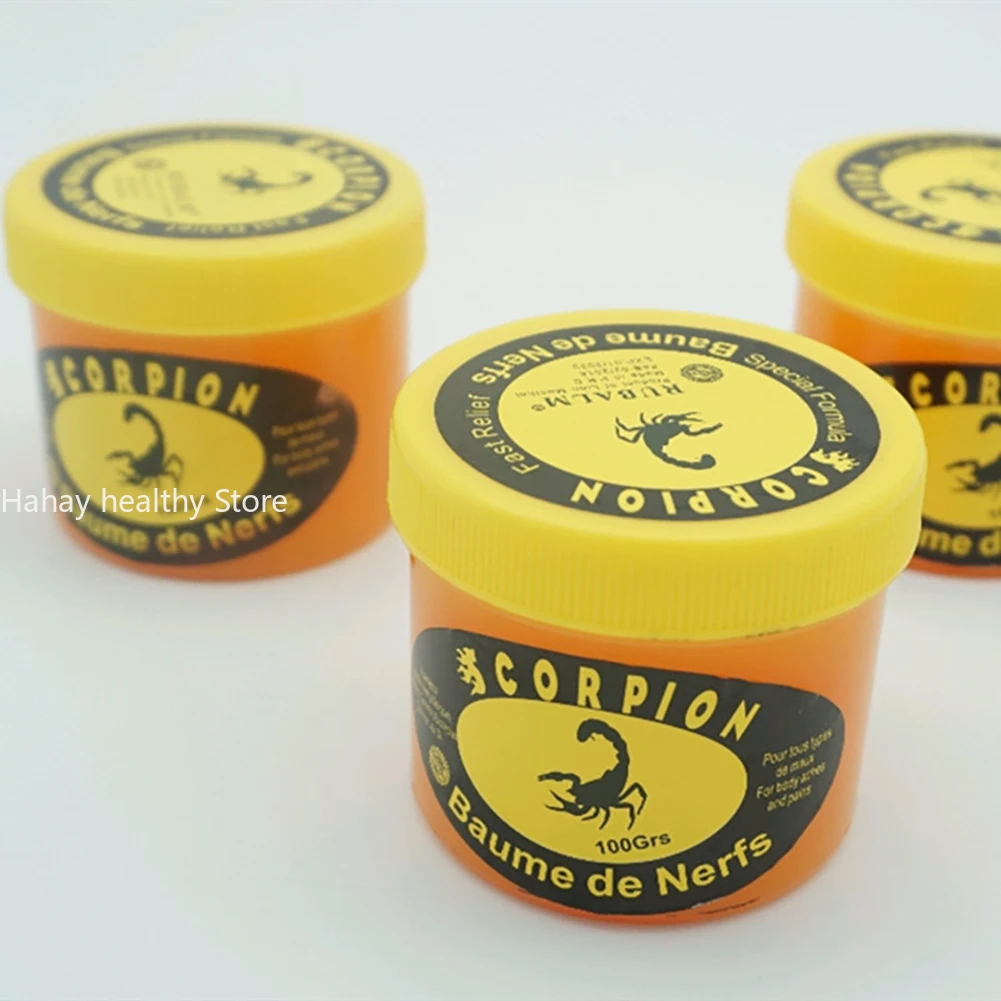 30/60/100ml Ointment Scorpion Peppermint Cream Rheumatism Low Back Pain Sciatica Bruises Cramps And Relieves Muscle Fatigue pain analgesic cream