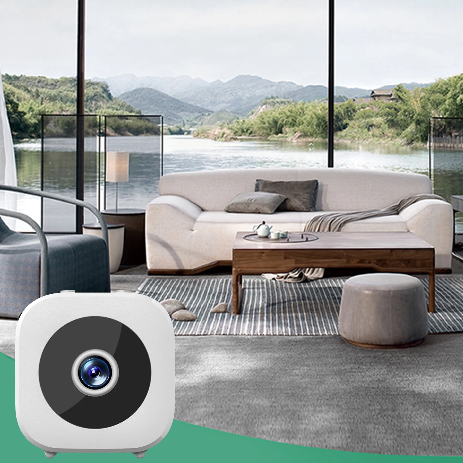 Rechargeable Wireless Smart Camera with WiFi and Motion Detection for Home and Office Security