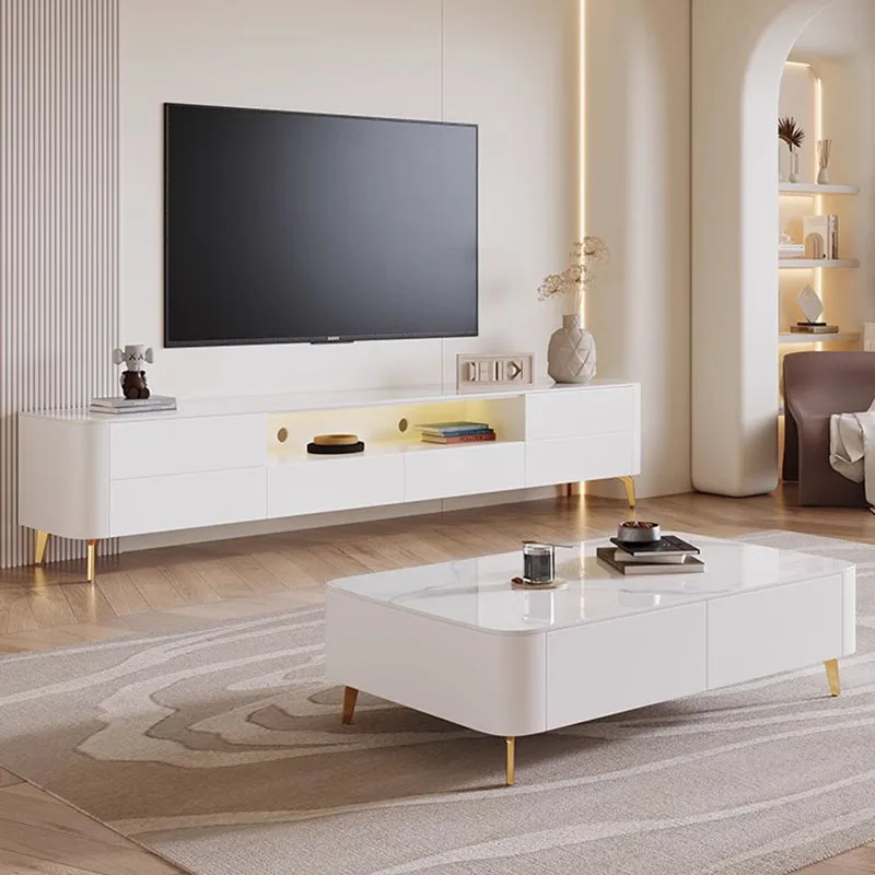 

White Console Tv Stands Nordic Designer Lowboard Floor Living Room Simple Tv Stands Nordic Mobili Per La Casa Luxury Furniture
