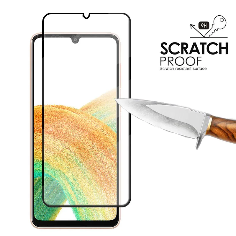 Premium Tempered Glass Screen Protector with Full Coverage and Lens Protection