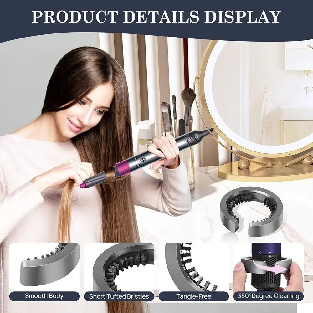 Spare Parts Hair Dryer Filter Brush Filter Cleaning Brush for Dyson Airwrap/HS01/HS05/Dyson Supersonic/HD01/HD08/HD02/HD03/HD04