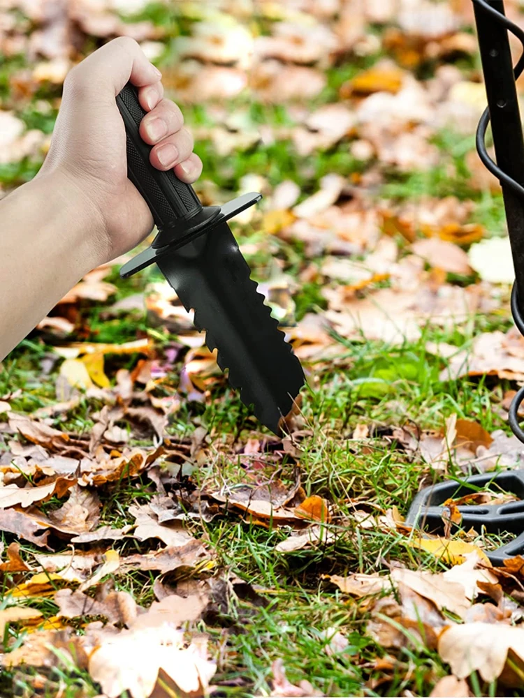 Garden Shovel Planting Spade Outdoor Camping Survival Spade Trowel Stainless Steel Portable Shovel Weeding Tools