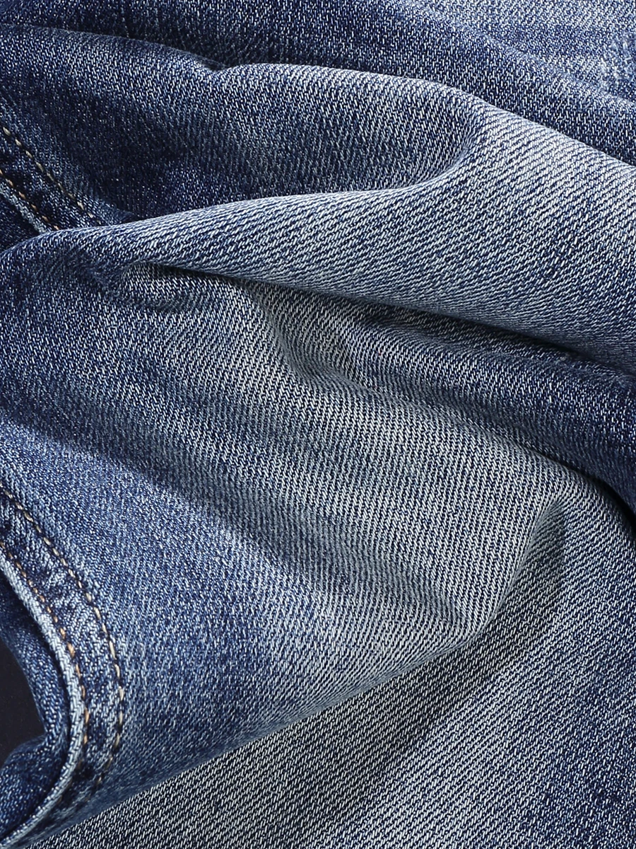 Fashionable New Jeans Elastic Slim Fit Retro Blue Versatile Jeans Latest Designer Brand Pants