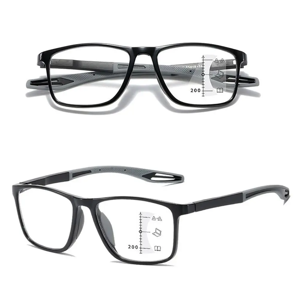 Modische, einfache Rahmenbrille, Augenschutz, Anti-Blaulicht, Sport-Lesebrille, presbyopische Brille, ultraleichte Brille – Detail 4