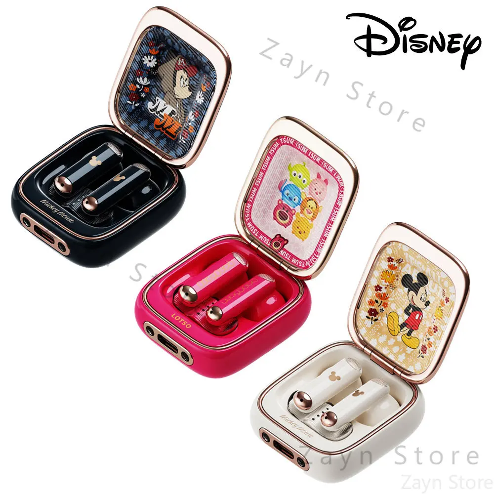 

Disney Mickey Minne Winnie the Pooh Lotso Wireless Bluetooth Headphones HIFI Stereo Smart Noise Reduction Long Standby Earphones