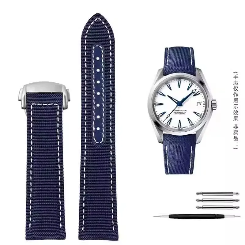 Premium Canvas Nylon Watchbands - Stylish and Durable with Multiple Size Options