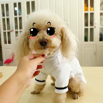 Peignoir Pyjama à Capuche pour Petits Chiens - 2025 - Doglovedesign : Vêtement et accessoires pour chiens