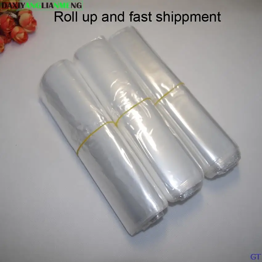 Color : 100 Single Bag Child 15x32cm Shrink Wrap Gun-Pof Heat Shrink Wrap Bags Packaging Plastic Bag Dustproof Environmental Protection POF Heat Shrinkable Film 