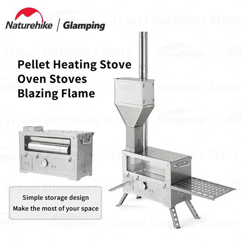 Naturehike Outdoor Camping Fire Wood Heater Stove 5kg Large Capacity