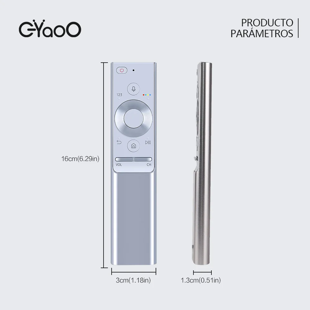 Premium TV Voice Remote Control for Samsung QLED and Crystal Clear Series