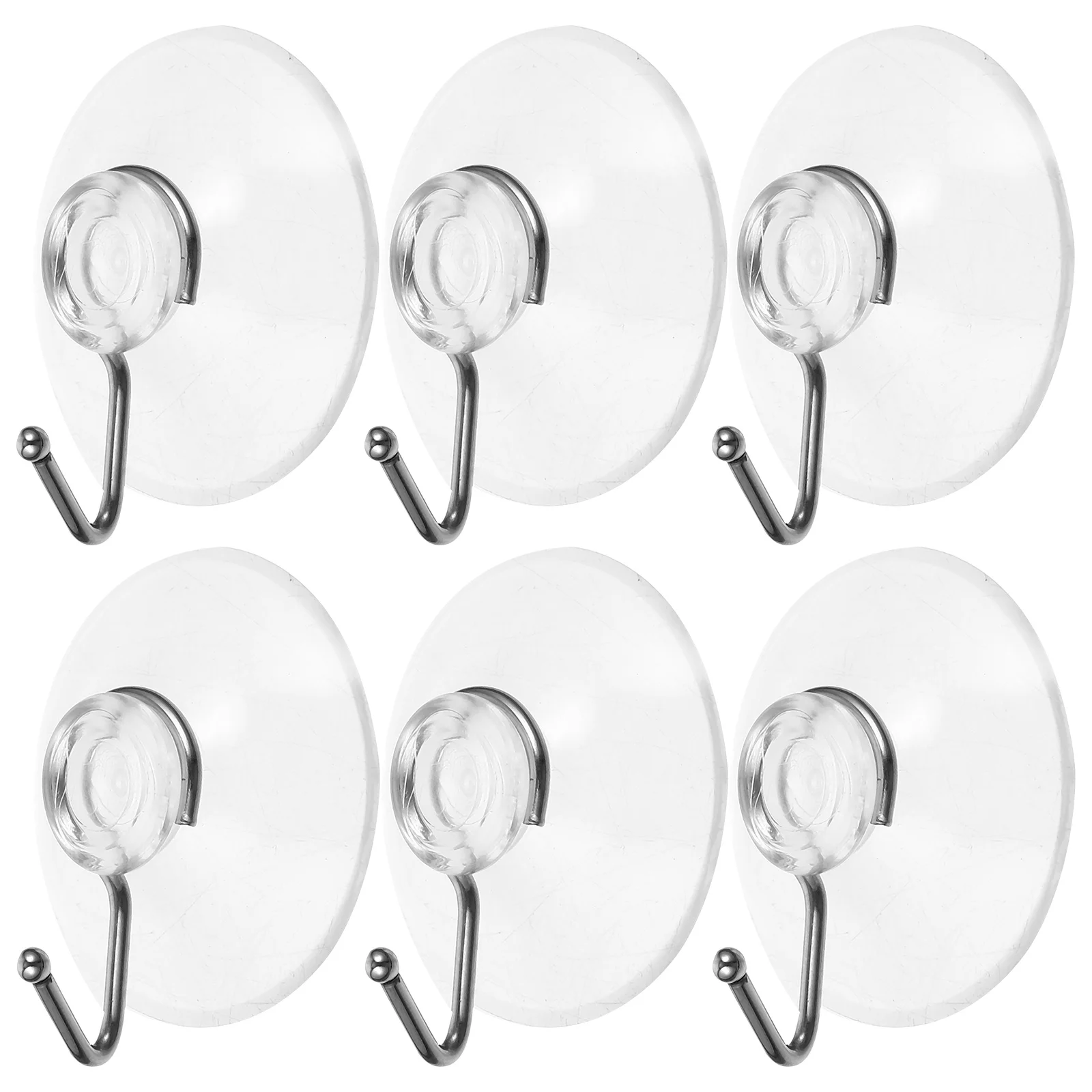 

10 Pcs Vacuum Suction Cup Hook Window Hooks Mushroom Head for Hangers Pvc Removable Hanging
