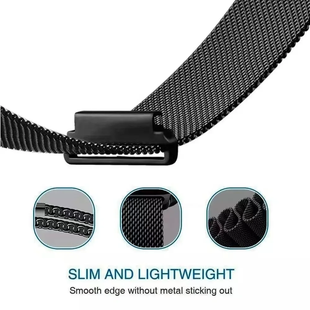 Magnetic Milanese Metal Wristband - 20mm & 22mm Strap Size