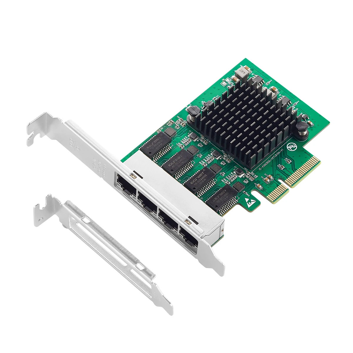 PCIex4 4 Ports Gigabit Ethernet Lan Card 1000Mbps NIC Realtek