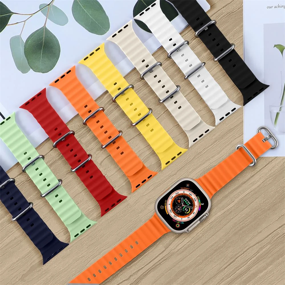 Ocean Strap For Apple Watch Ultra Band 49mm 44mm 40mm 45mm 41mm 42mm