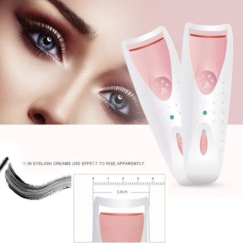 Professional Electric Eyelash Curler Lasting Natural Intelligent Temperature Control Eyelash Clip Curl Eyelashes Makeup Tools eyelash curler
