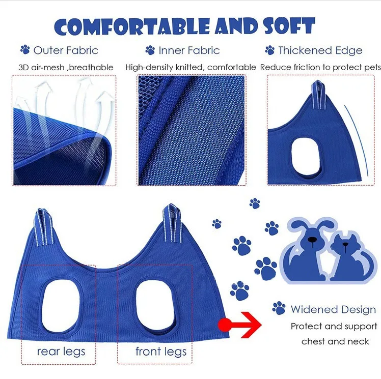 Dog Cat Hammock Is Convenient For Cutting Nails Aand Drying Hair Home
