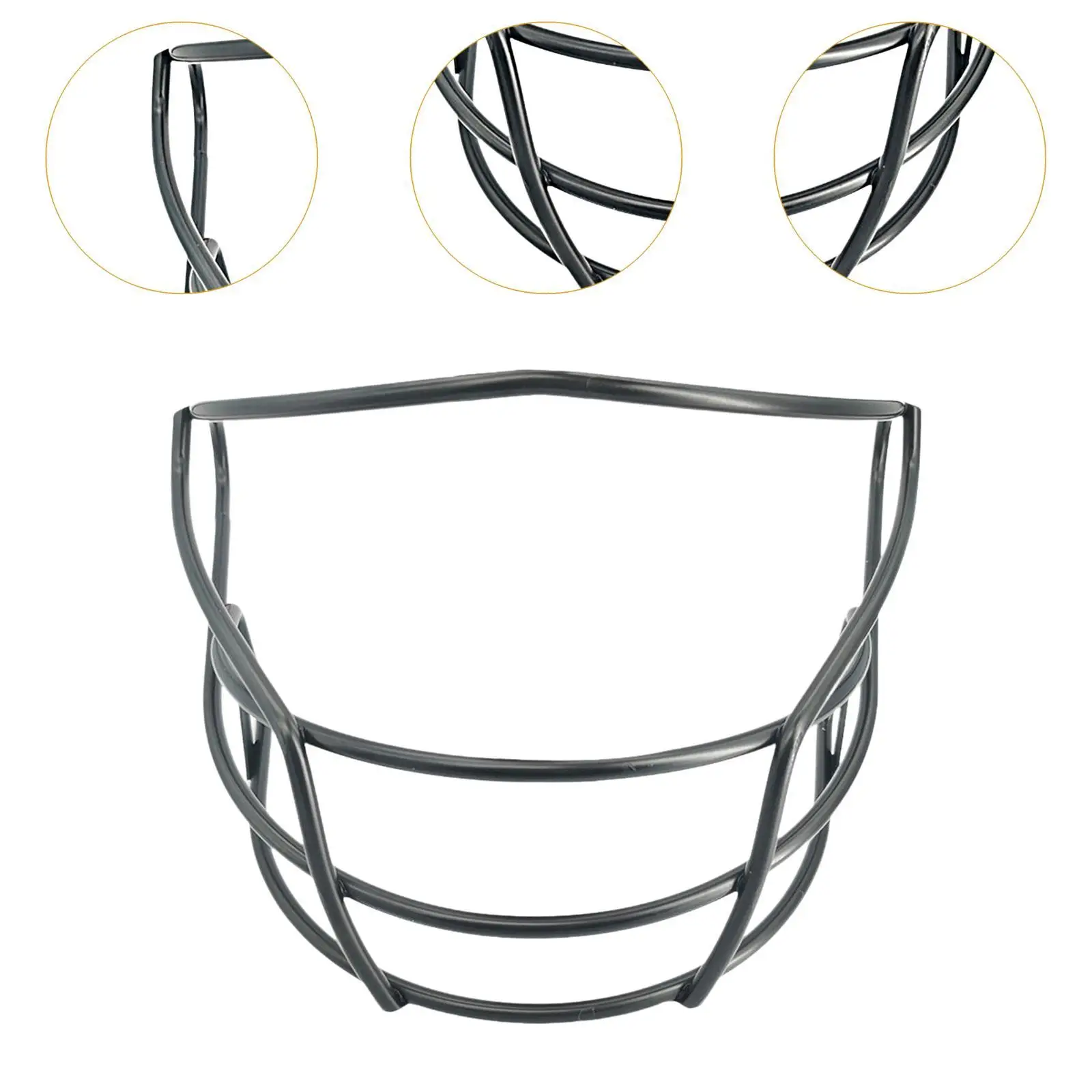 Baseball Face Guard Batting Helmet Face Cover Hardware Supplies Mask Protector for Kids Men Softball Baseball