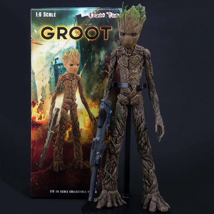 

Guardians Of The Galaxy Groot Action Figure Toys 31cm Large Cute Tree Men Statue Model Doll Collectibles Ornament Gift For Kids