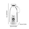 New Portable Blender 500ml Rechargeable Electric Orange Juicer Machine Personal Fresh Juice Blender Smoothie Cup Fruit Mixer 5