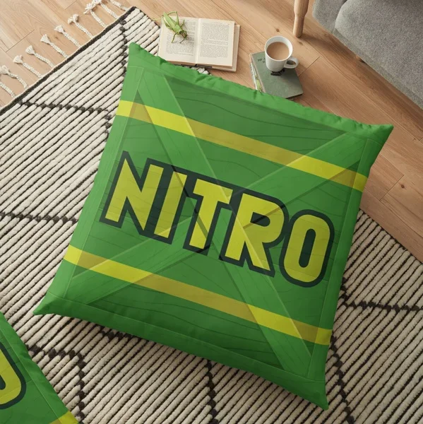 

Противоударная Подушка Bandicoot - Nitro Crate с модным рисунком, декоративная подушка для дома, подарки