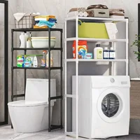 Étagère de Rangement au-dessus des Toilettes – Support Mural Multifonction Gain de Place 1